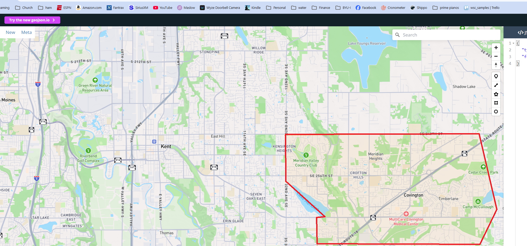 geojson.io polygon being drawn